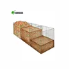 hot sales Powder Coated Leaves wire mesh Compost Bin Used in Garden 3-Bin Wire