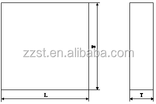 ZZST High Precision Ground Tungsten Carbide Plate 3D Carbide Polished Plates