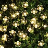 Hot selling products 30 led 6.5m flowers solar led string light