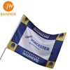 Cheap custom giant wind logo fabric painting football soccer team sports flag