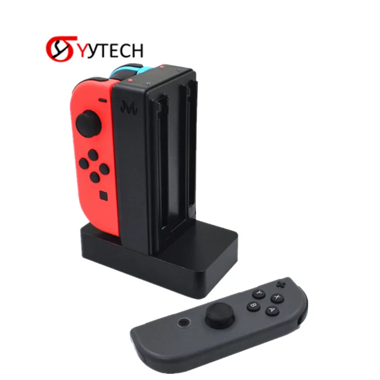 

SYYTECH 4 in 1 Dock Charger Charging Station for NS Nintendo Switch Joycon, Black