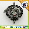 Eagle Shaped Bronze Badges With Clip On Backside,Badge Maker