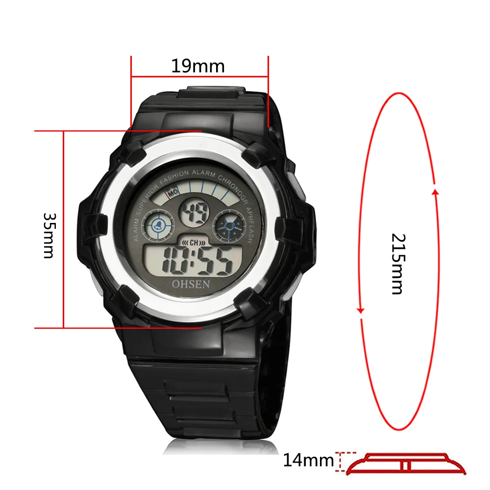 children's digital waterproof watch