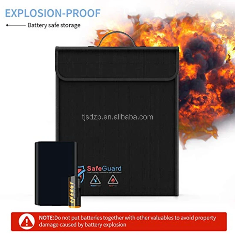 fire proof document bag
