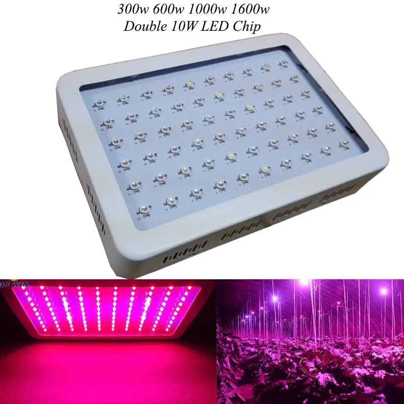 Indoor Garden Hydroponic Greenhouse System Plant Flowers Vegetables Growing 800W Full Spectrum Led Grow Light