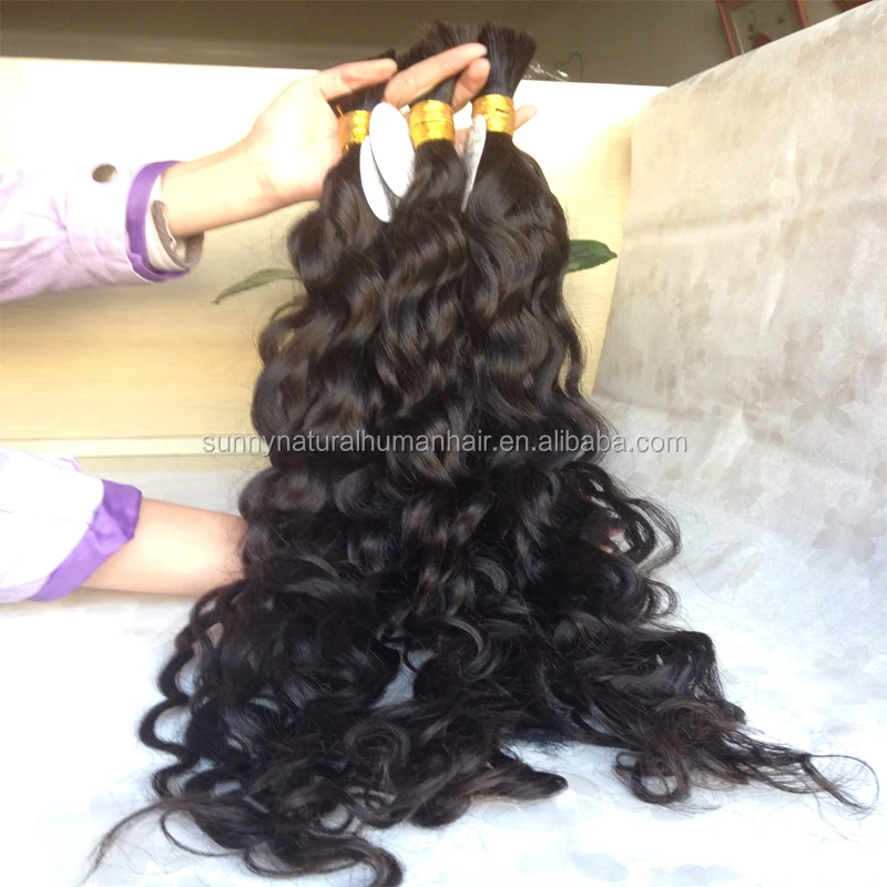 

brazilian bulk hair extensions without weft human hair bulk for braiding virgin hair for braiding 100g, N/a