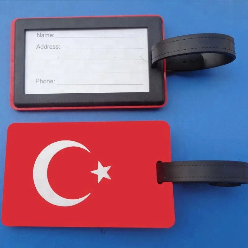 Turkey Country Flag Custom Shaped Metal Lapel Pin Badge With