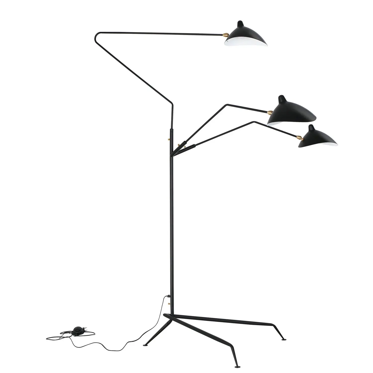 Buy Serge Mouille Three Arm Floor Lamp Spider Lamp Floor Lamp
