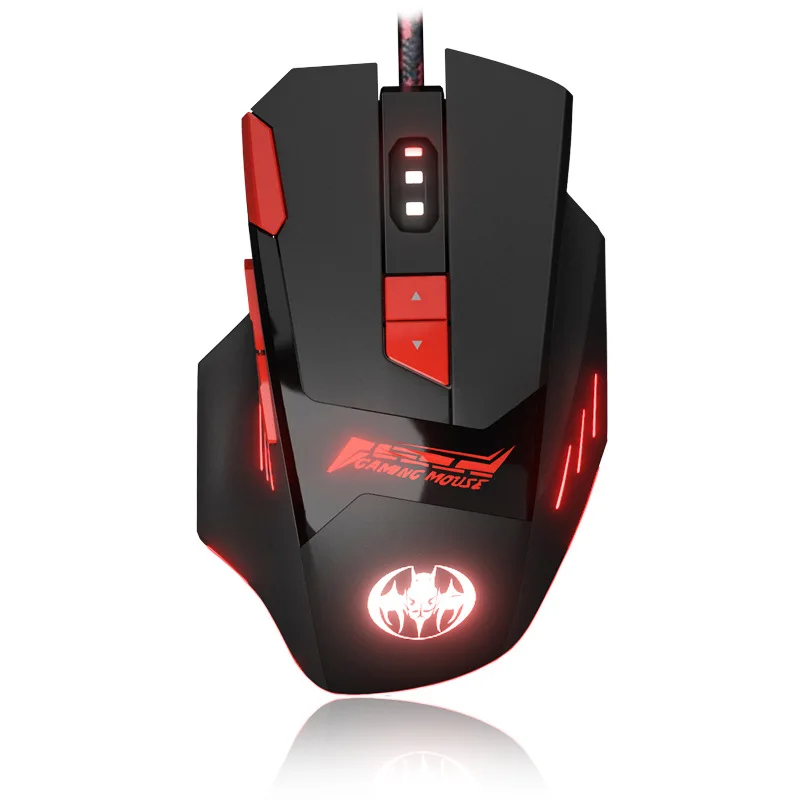 

New product 2019 pro gamer mouse power king plastic material computer custom logo, N/a