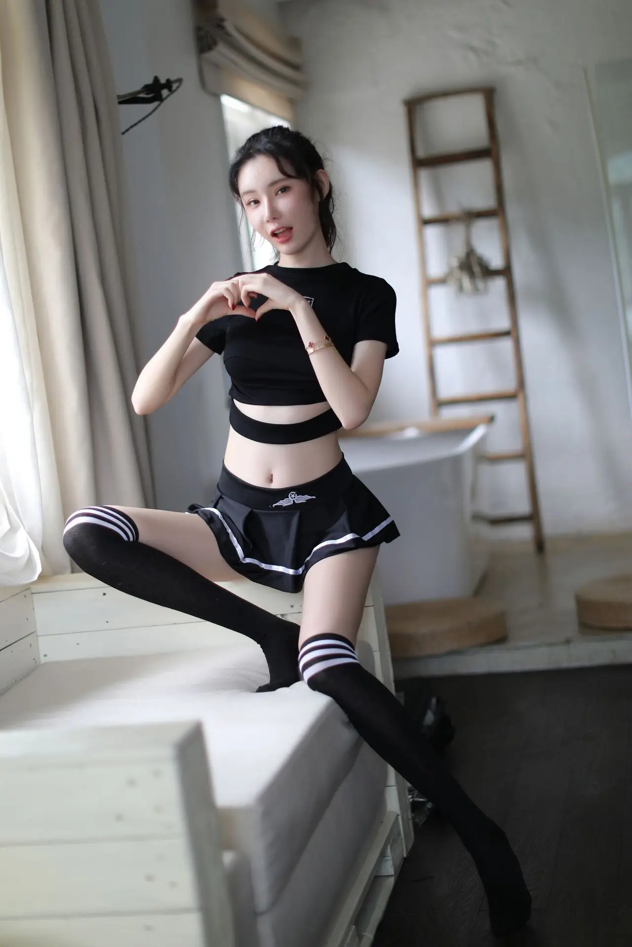 Plus Size Japanese Student Uniform Temptation Female Police