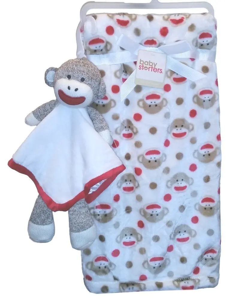 sock monkey snuggle buddy
