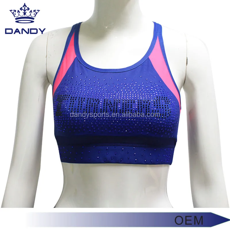 Hot Sublimation Customs Cheer Tank Top Cheerleading Crop Top Uniform