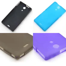 Free Shipping TPU Silicone Gel Case Cover For Sony Xperia ZR C5502 C5503 M36h Cell Phone Protective Cover Bags matte soft