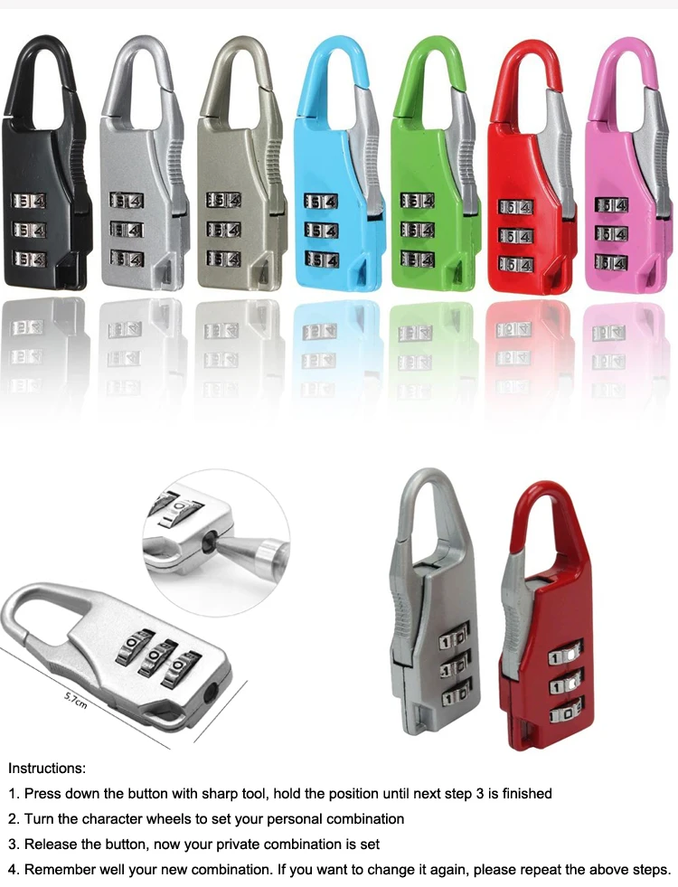 programable padlock with multiple codes
