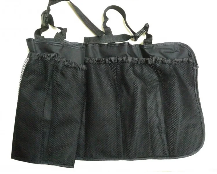 

Wholesale Multi-functional Oxford Car Seat Back Mesh Storage Bag Hanging Organiser Pocket Manufacture, Black