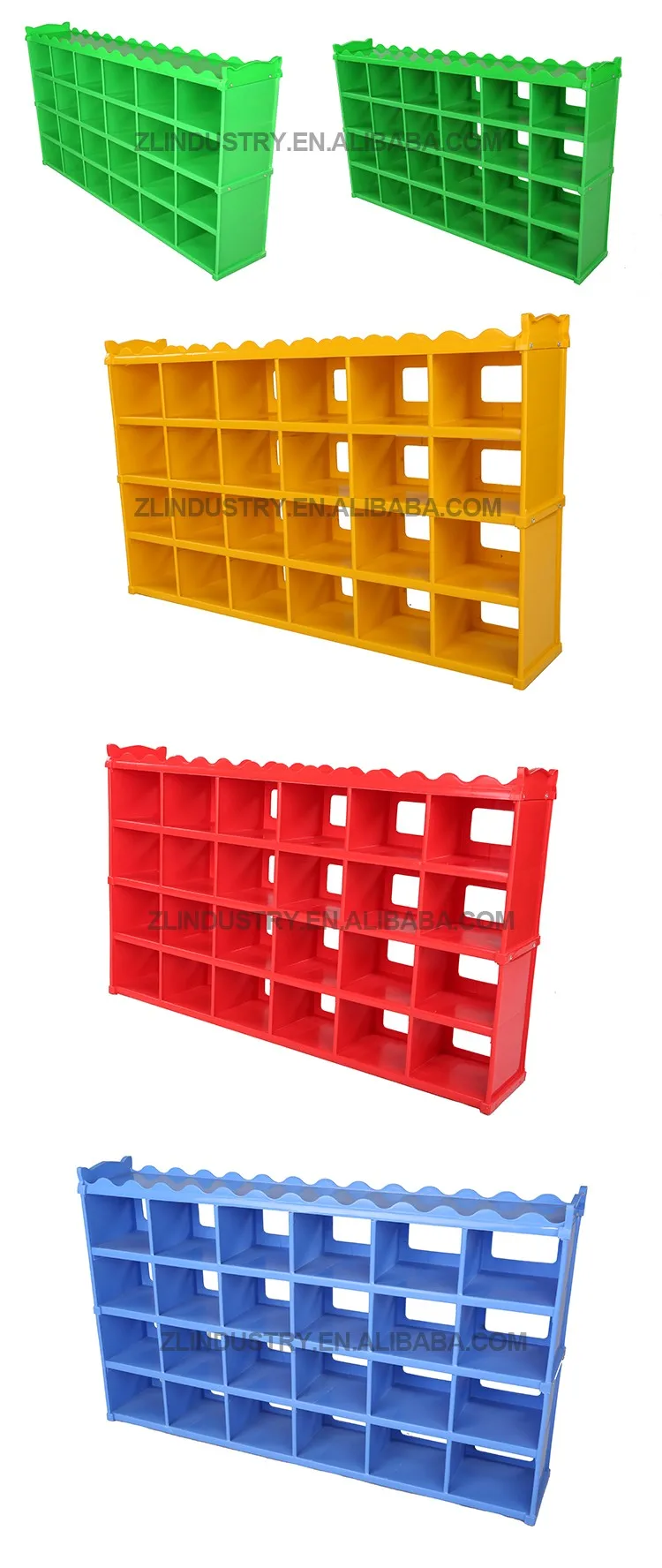 Children Stable School Durable Pp Plastic Cheap Shoe Rack