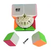 Kids educational toys 2x2 stickerless professional speed plastic magic cube puzzle