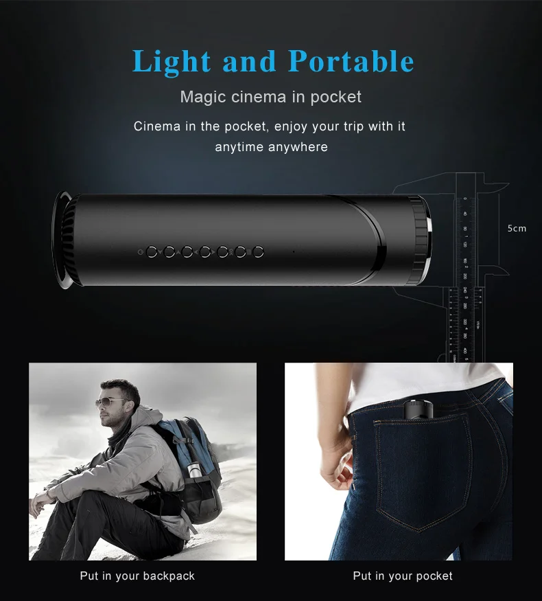 
Chinese mini portable pico projector headlight 1080p data show android mini projector k5 