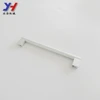 Custom make furniture parts, riveting silver aluminum glass door handle