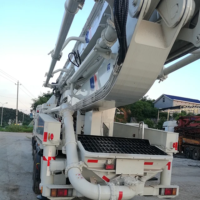 
2011 ZLJ5281THB125-37 49M 4 boom 48m used schwing concrete pump truck 
