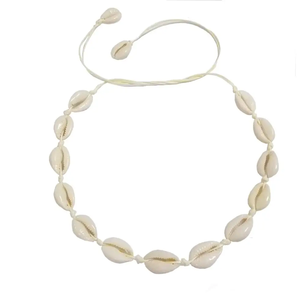 

Shell Choker Necklace Hawaiian Shell Bead Necklace Beach Choker for Girls, N/a