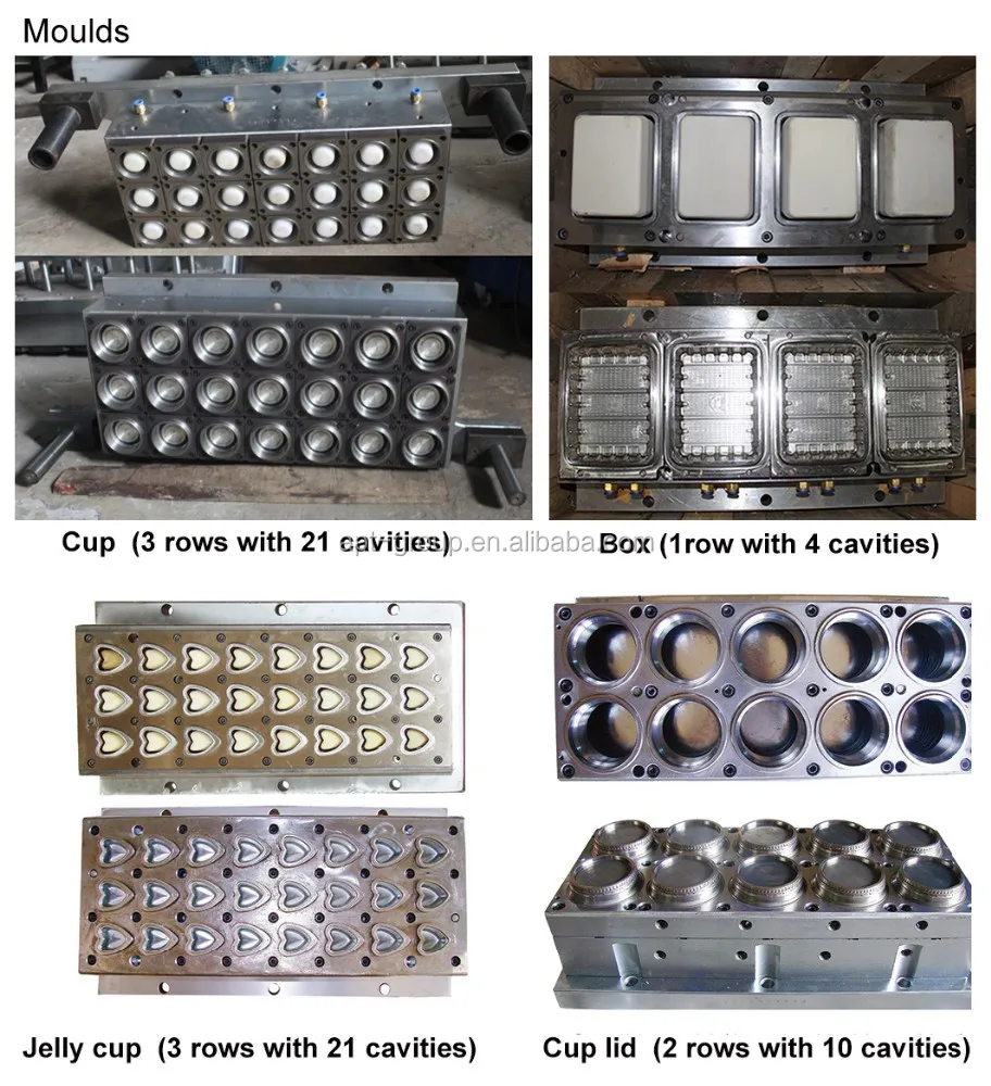 
sell yoghurt and ice cream cup container making machine for Russian market 