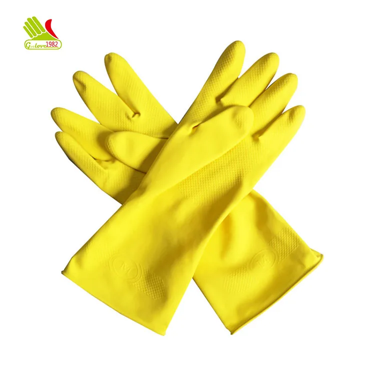 decorative rubber kitchen gloves