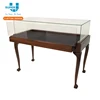 Manufacture Wholesale Custom Made Glass Jewelry Display showcase Table