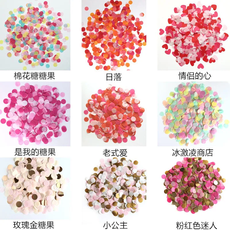New product creation Paper Circle Confetti Party Paper Streamer Circle Bulk Paper Confetti