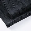 Factory wholesale quick dry utility widely used terylene tricot mesh fabric black