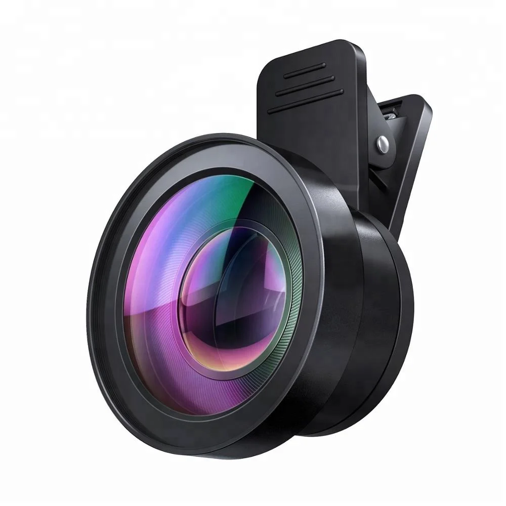 

Amazon top seller 0.45x super wide angle macro cell phone lens for mobile camera lens