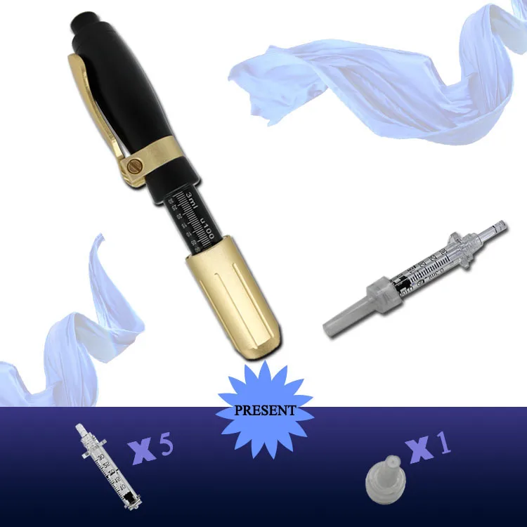 

free shipping DHL mesotherapy injection pen without needle, Hegin or red gold