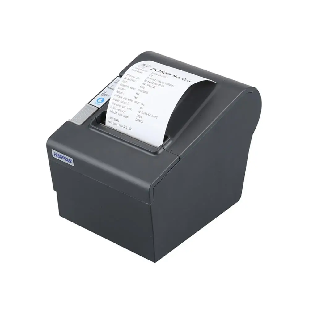 80 mm desktop auto cutter thermal receipt printers usb lan interface good sale hspos brand KL80UE