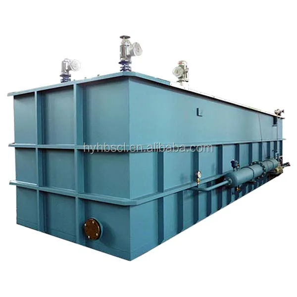 DAF Dissolved air flotation for dyeing wastewater , DAF clarifier water treatment plant DAF Oil wastewater treatment plant