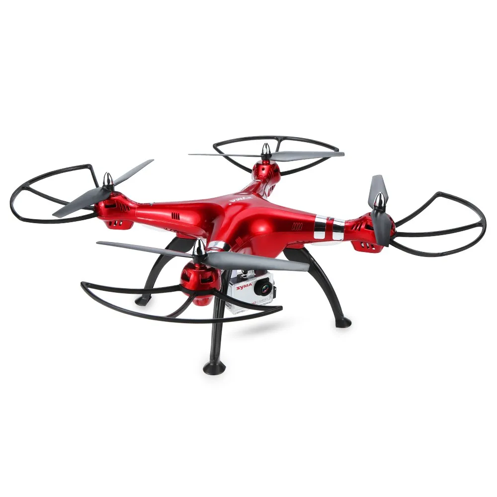 

Syma X8HG With 1080P HD Camera High Hold Mode 2.4G 4CH 6Axis RC Quadcopter RTF 360 3D Flips Drone with HD Camera