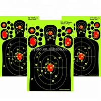 

Shots Burst Bright Fluorescent Yellow Upon Adhesive Splatterburst Target Triple Silhouette Reactive Shooting Targets