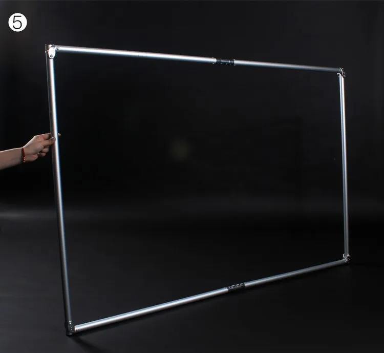 Photography/Video Studio Stainless Flag/180 degree Rotable Panel Reflector with Soft Cloth, photographic accessories