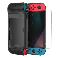 

Nintendo Switch Console Cover Case with Tempered Glass Screen Protector Ket