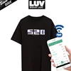 Programmable words led t shirt provide software