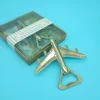 Wedding Favors Map Background Box Packaged Let the Adventure Begin New Design Airplane Bottle Opener