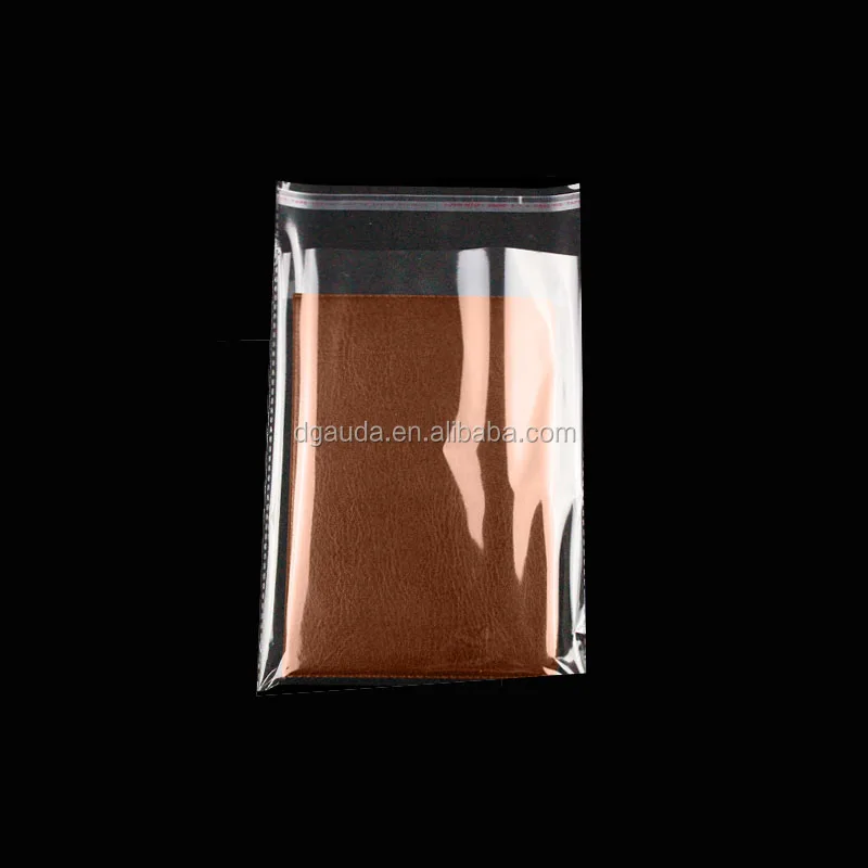 
custom printing clear recycled biodegradable food grade opp cellopane bopp plastoc bag 