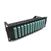 Necero 20 years fibre optica equipment factory 48 64 96 128 port sc lc 1U 19 inch fiber optic patch panel