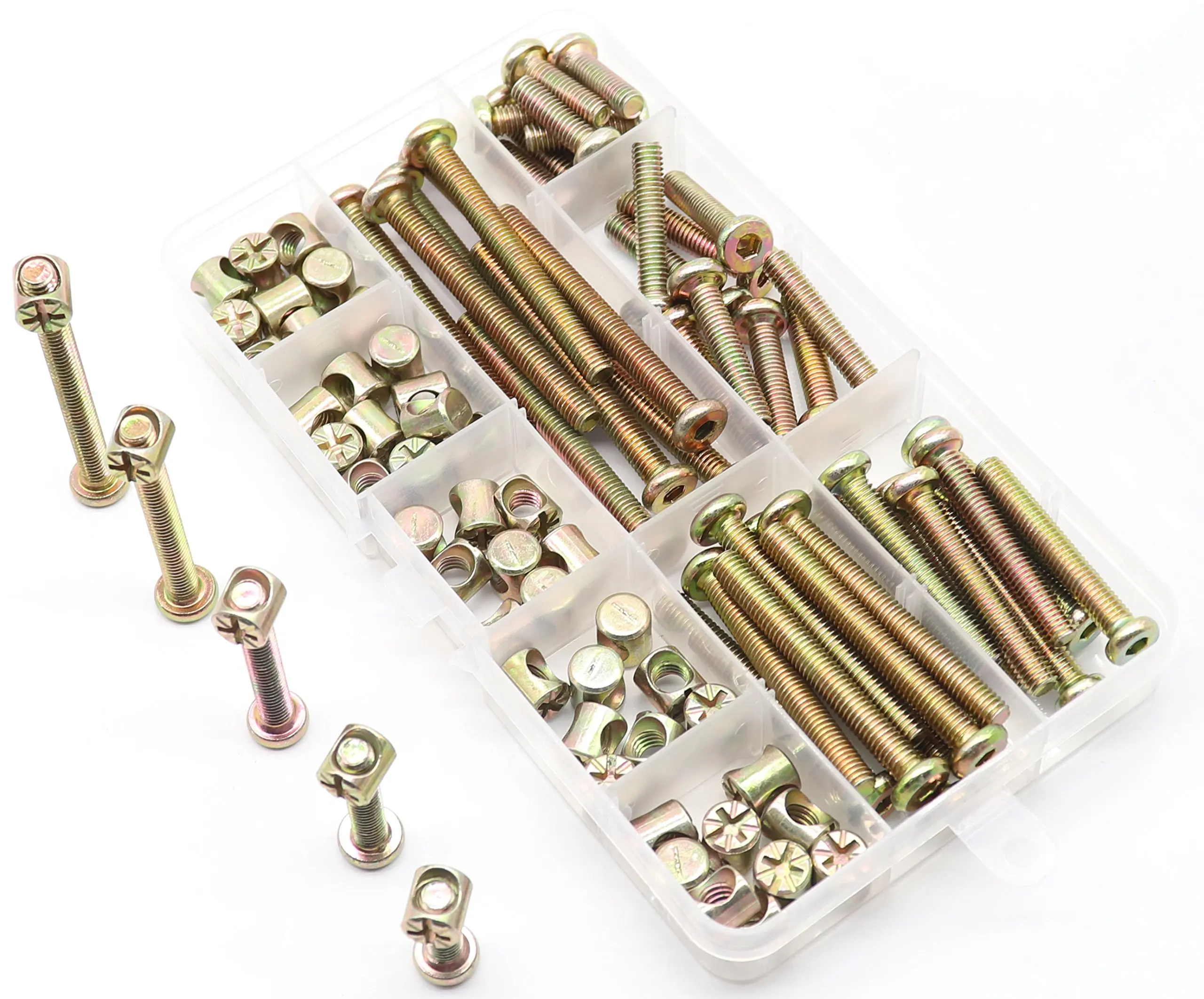 Buy 60Set M8 Crib Screws, binifiMux 120pcs Hex Key Drive Socket Cap