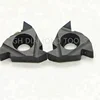 High efficiency internal and external threading tool PCD CBN threaded insert for copper aluminum threading cutting