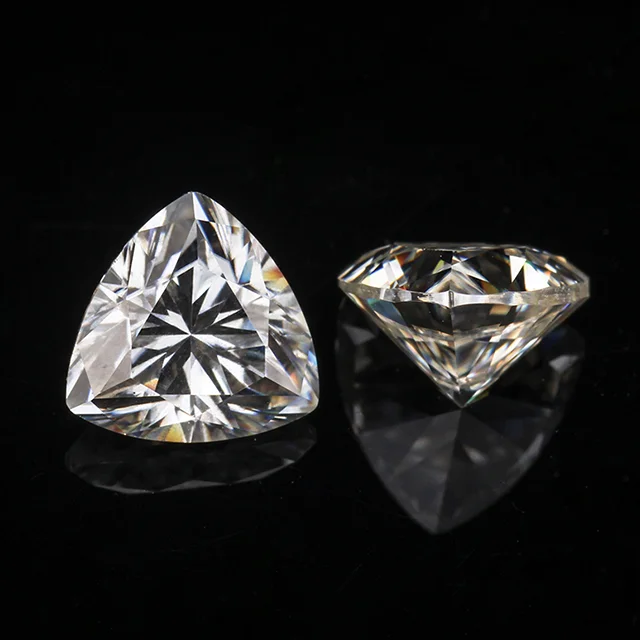 synthetic diamond trillion shape 10.