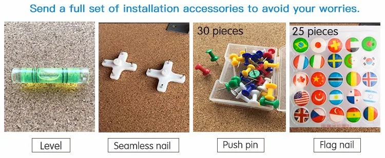 world map wall decor