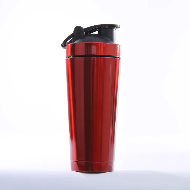 

26oz double-layer stainless steel fitness multi-function sports water bottle, protein powder shake cup, Multiple colors