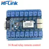 WIFI digital Relay control with 16 channels home automation P2P Smart Home Wifi remote control HLK-SW16