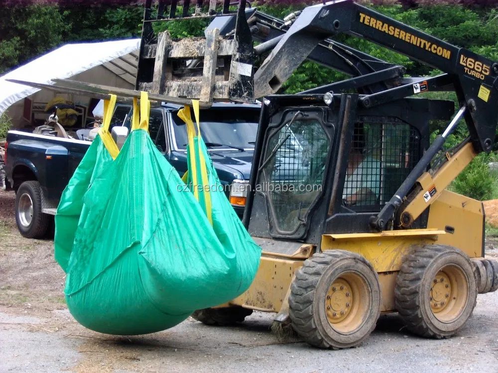 3300 Lb White And Green Waste Management Dumpster Bag Buy Dumpster