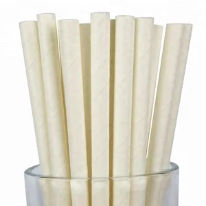 Hot Selling Biodegradable White Paper Drinking Straws